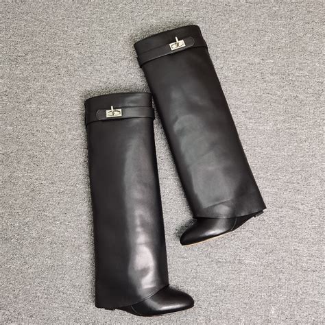 givenchy black buckle boot dupe|givenchy lock boots.